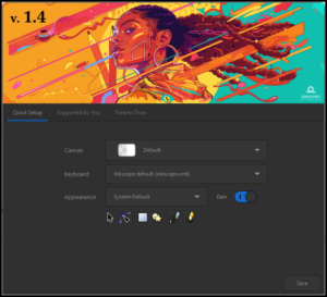 Inkscape entry screen