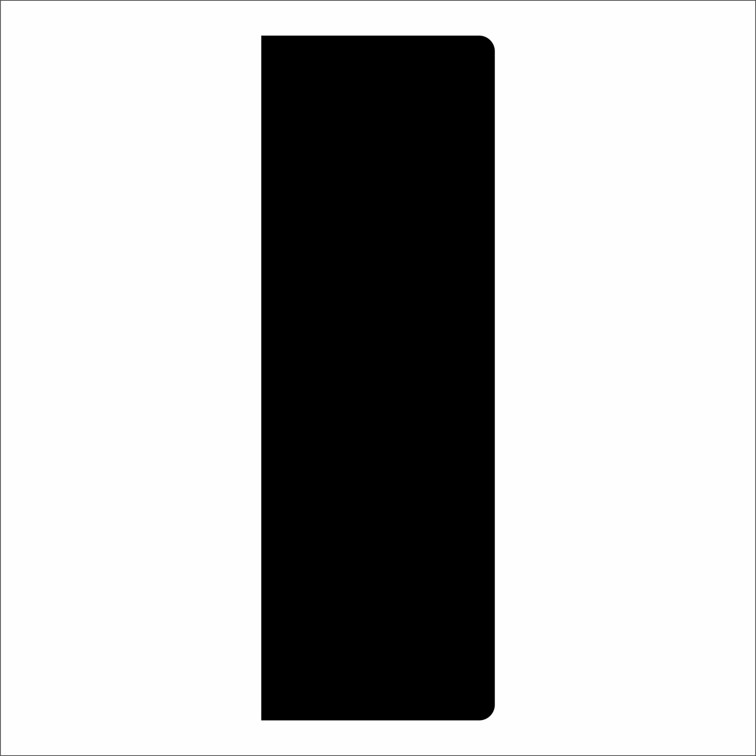 Core Series Signblade Vertical Rectangle