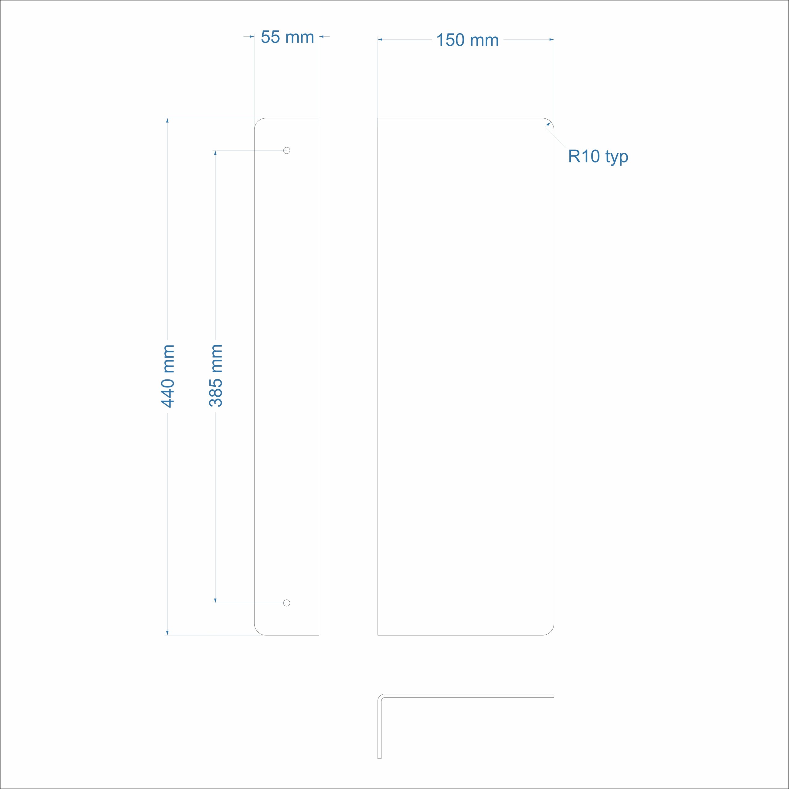 Core Series Signblade Vertical Rectangle - Image 2